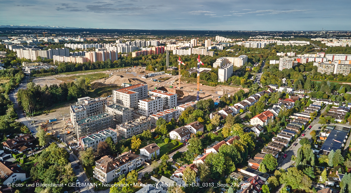 27.09.2020 - Baustelle Alexisquartier in Neuperlach